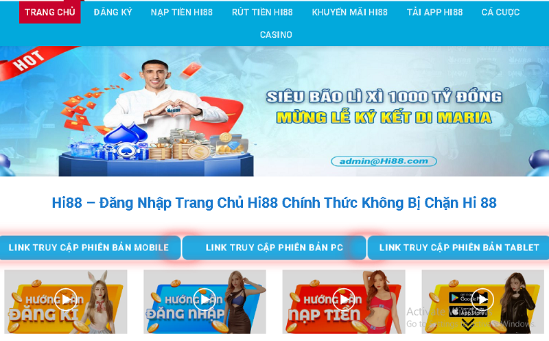 Hi88 là địa chỉ cập nhật kèo nhà cái C1 chính xác nhất